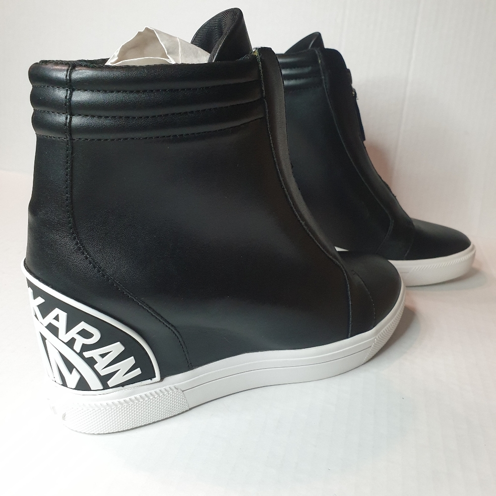 DKNY Connie Slip-On Wedge Sneakers Sz 7 - Picture 8 of 15